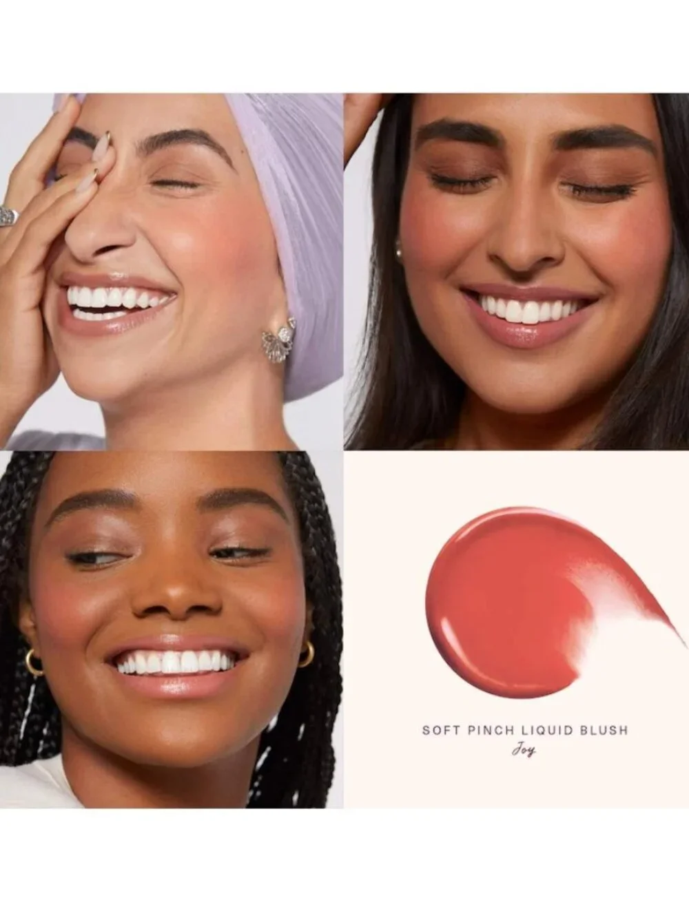 NIB ☑️ Rare Beauty #JOY Soft Pinch Dewy Liquid Blush